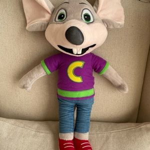 Chuck E cheese plush toy
